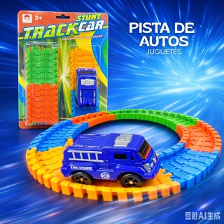 Glow Track Pista auto Luminosa Flexible multicolor