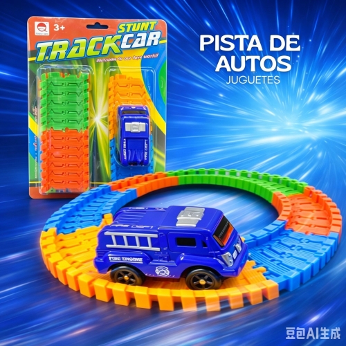 Glow Track Pista auto Luminosa Flexible multicolor