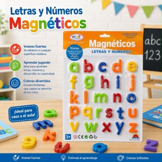 Letras Imanes Para Heladera O Pizarra 38x25