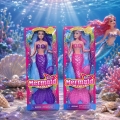 Muñeca sirena con luz y Accesorios
