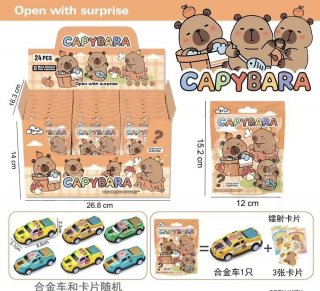 Bolsa Sorpresa De Capybara Carpincho （auto+carta） Pack X24bolsas