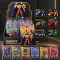 6 IN1 Robot Transformable En Auto O Camion Y Mascara Transformer