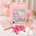 Set globo mono corazón 24 piezas