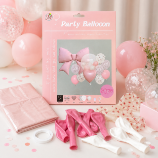 Set globo mono corazón 24 piezas Set globo mono corazón 24 piezas