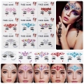 Gemas Stickers Faciales Autoadhesivas Para Cara De Colores