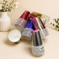 Vaso Polipapel Metalizado Brillante Cumple Descartable X10