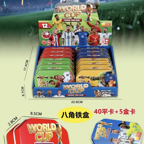 Carta Del Futbol Colecciones lata （40+5 cartas）Mundial 2026
