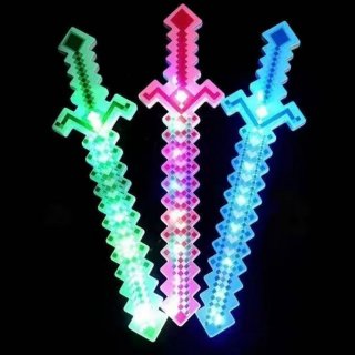 Minecraft Sword & Spikes Juguetes Para Niños Con luz
