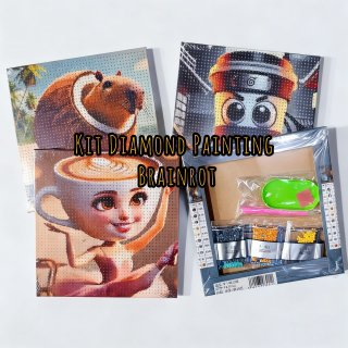 Pintura Diamantes Diamond Painting Brainrot Tralalero