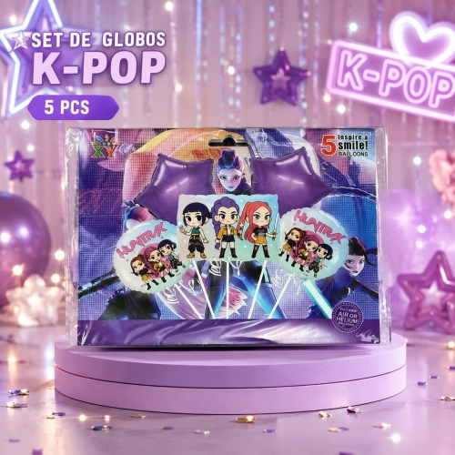 Globo kpop 5 pces