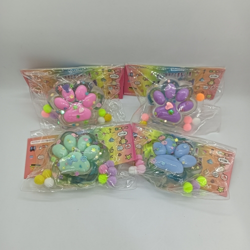 Squishy (mochi) garra de gatito con luz