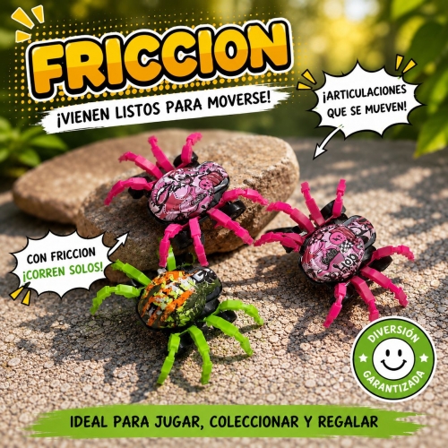 Araña grande a fracción (tentáculo mover)