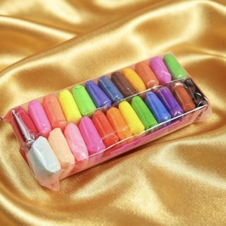 Dos Juegos De Arcilla Al Aire, 24 Colores En Total