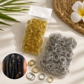 Argollitas Decoración Dijes Aros Anillas Trenzas 100g