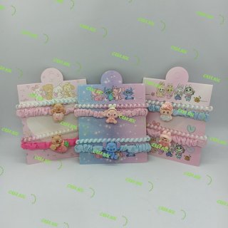 Colitas De Pelo Pack Personajes Stitch Labubu Capibara