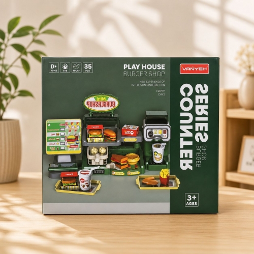 Set Hamburguesa Comida Juguetes Accesorios Cocina Alimentos