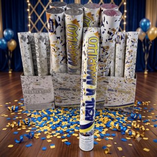 Lanza Papel Mortero Cañon boca Cotillon Fiesta 40cm