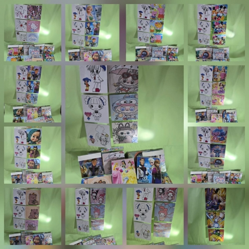 Rompecabezas y pintar( trae 3 piezas)