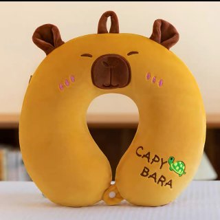Almohada Inteligente Viscoelastica Cervical Cuello Viaje capibara