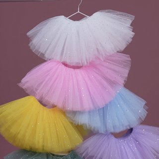 Tutu Con Brillos Para Adulto Varios Colores