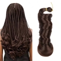 Extensiones French Loop Rizos Franceses Para Trenzas Crochet
