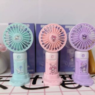 Mini Ventilador De Mano Kuromi Portátil Usb kuromi stitch color surtido Mini Ventilador De Mano Kuromi Portátil Usb kuromi stitch color surtido