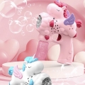 Unicornio Lanza Burbujas Pistola Luz Led 10 Orificios Pilas