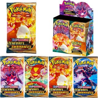 Caja De Sobres Cartas Pokemon Escarlata Y Purpura 36 Sobres