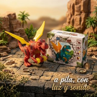 Dinosaurio a pila ( adelante tiene dino chico) Dinosaurio a pila ( adelante tiene dino chico)