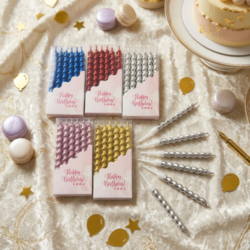 Velas Curvas Para Torta X6