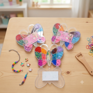 Loom Bands Caja De Gomitas Para Hacer Mariposa