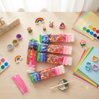 12 Masa Slime Arcilla Moldeable Infantil Surtido