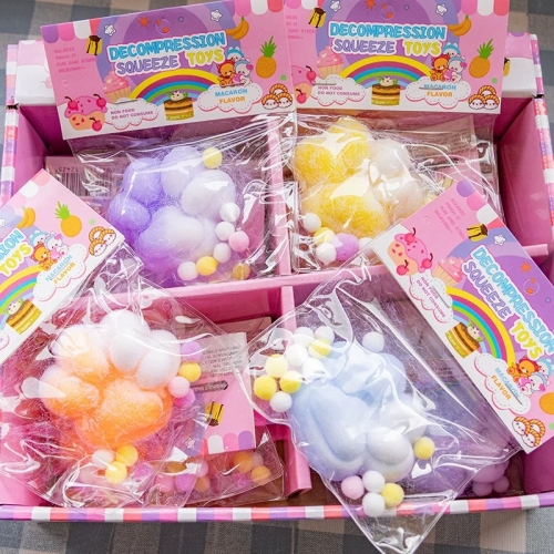 Squishy Mochi Brillo Foot Waffle Huella Souvenirs Nina