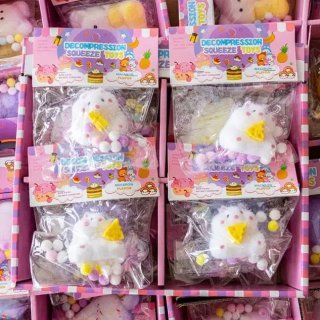 Squishy Mochi Brillo Foot Waffle Huella Souvenirs Nina