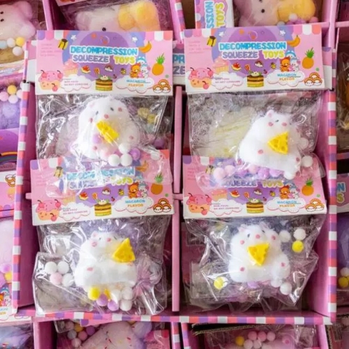 Squishy Mochi Brillo Foot Waffle Huella Souvenirs Nina