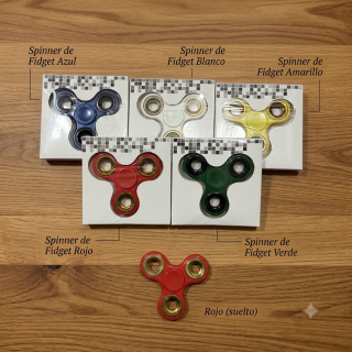 Spinner Anti Estres Calmar Ansiedad Juego Juguete Rulemanes