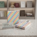 X12 bolsas regalos de papel color 16X22X8