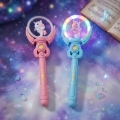 Varita de unicornio con luz y sonido para niños