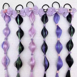 Extensions de pelo con gomita kuromi