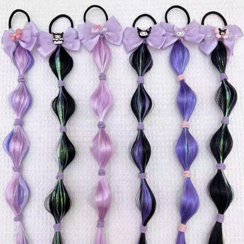 Extensions de pelo con gomita kuromi