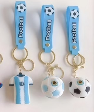 Llavero camiseta y pelota