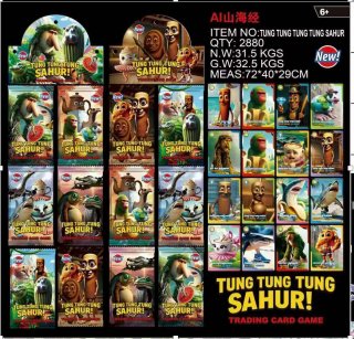 Carta tungtungtung por paquete(36 sobres)
