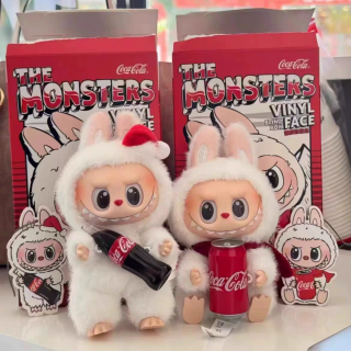 Muñeca Labubu Sorpresa Llavero Edición Coca Cola Tiktok X1