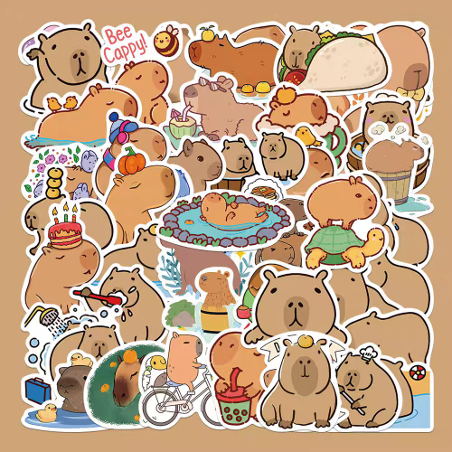 Pack stickers de papel （un bolsa trae 50)