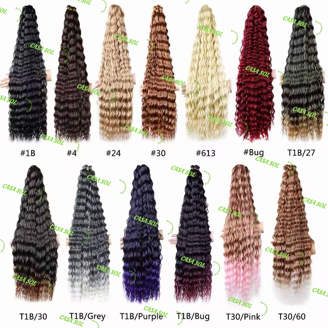 Extension crochet rizado para trenzas oferta*final